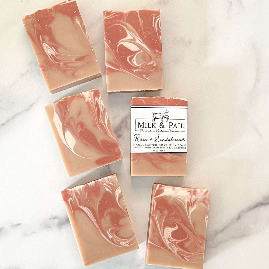 Rose and Sandalwood Goat Milk Soap