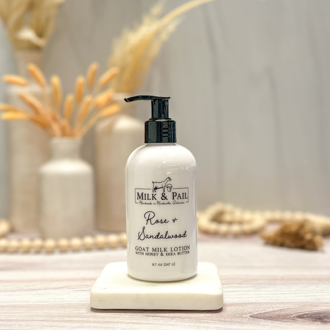 Rose and Sandalwood Goat Milk Lotion