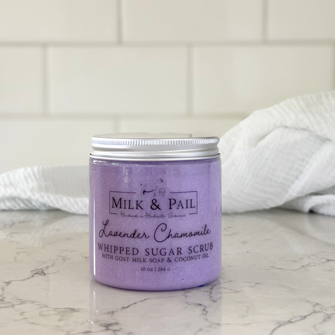 Lavender Chamomile Whipped Sugar Scrub