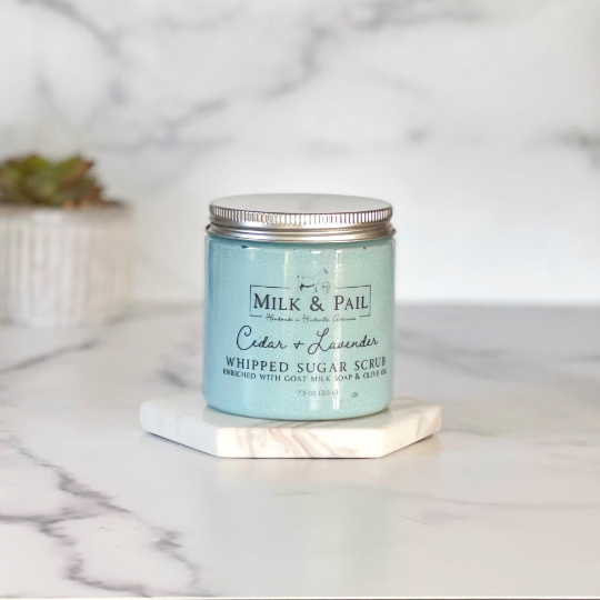 Cedar & Lavender Whipped Sugar Scrub