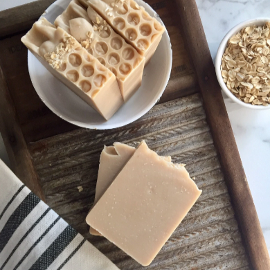 Oatmeal, Milk & Honey Goat Milk Soap