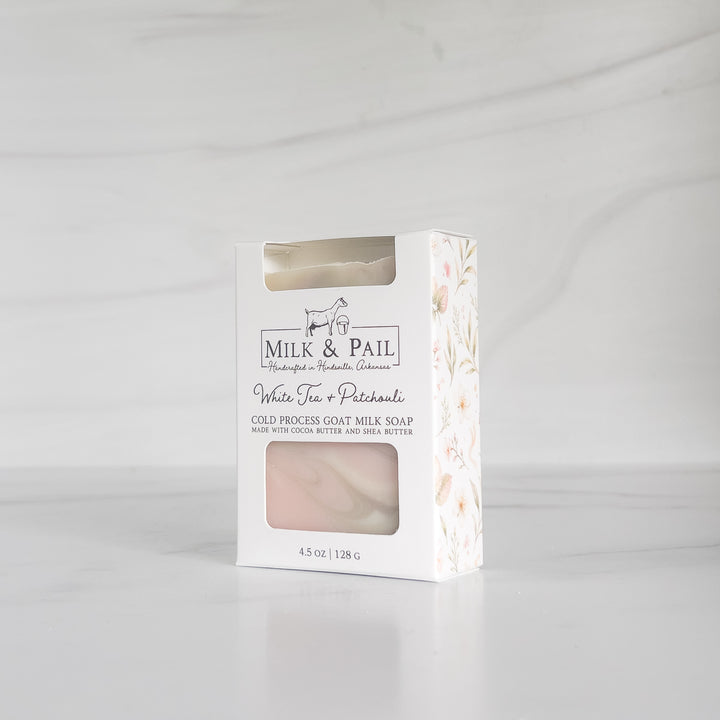 White Tea &amp; Patchouli Goat Milk Soap