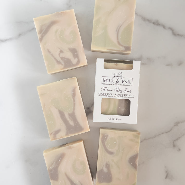 Tobacco &amp; Bay Leaf Goat Milk Soap