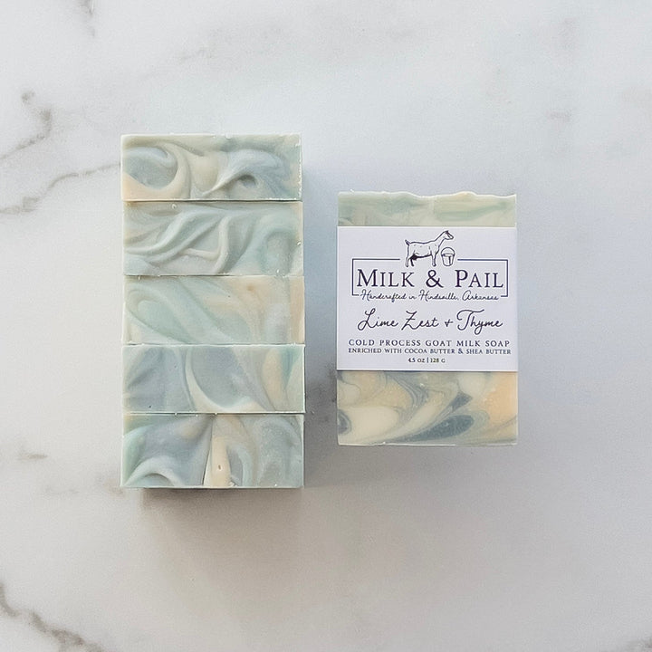 Lime Zest and Thyme Goat Milk Soap