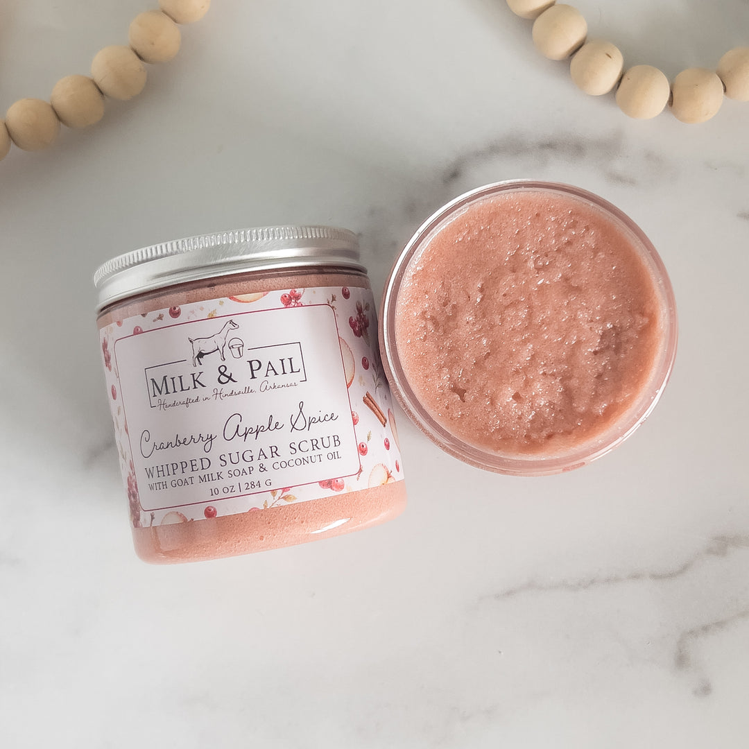 Cranberry Apple Spice Whipped Sugar Scrub