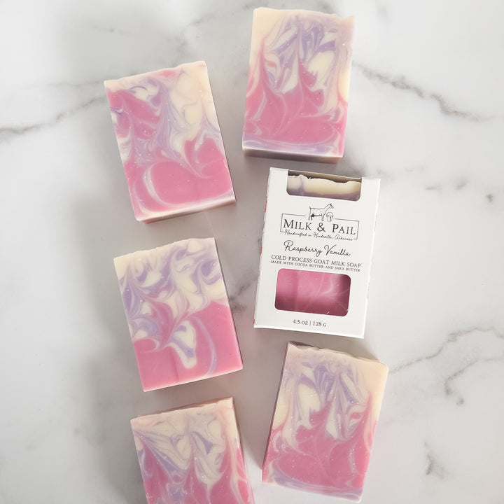 Raspberry Vanilla Goat Milk Soap