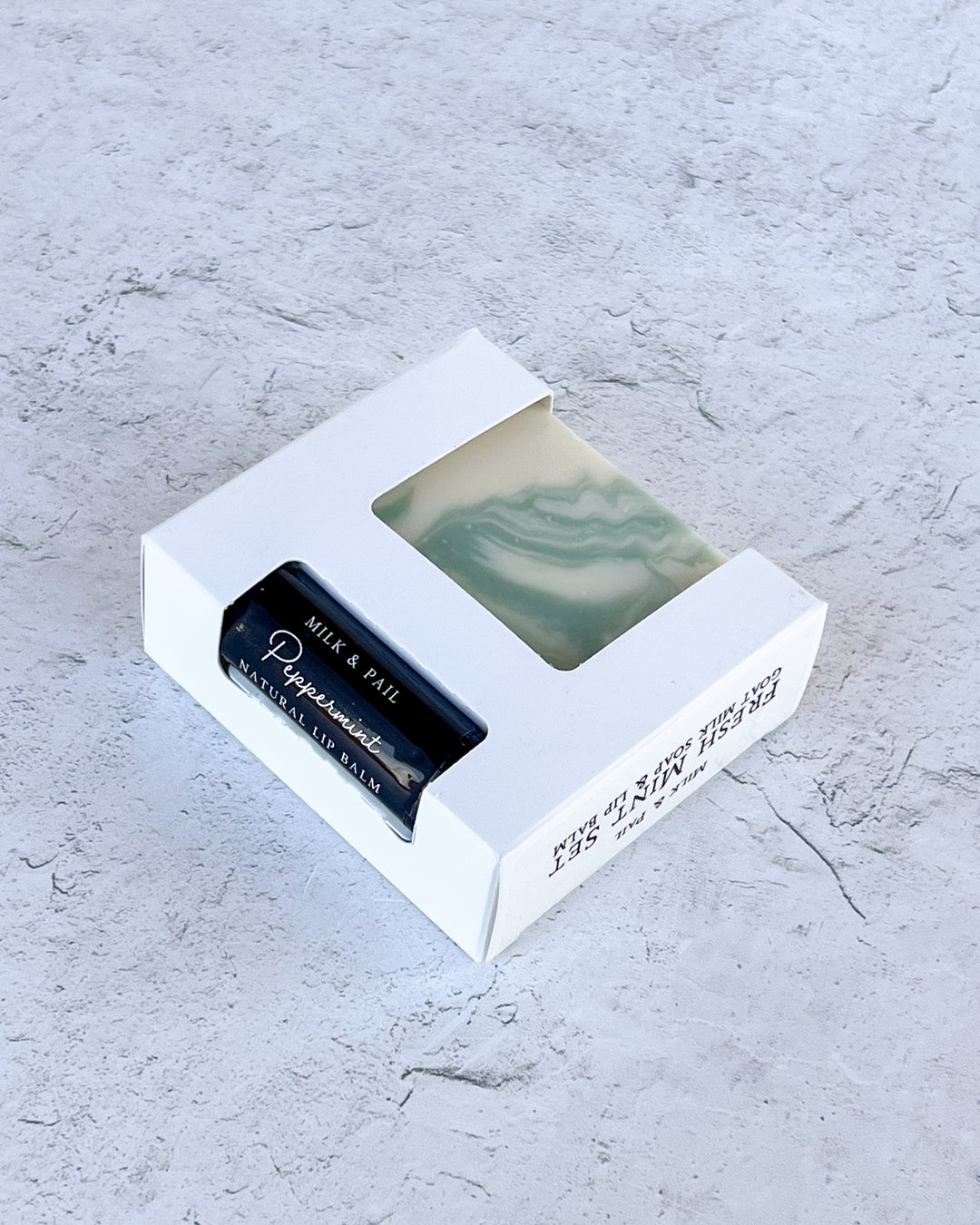 Fresh Mint Gift Set - Goat Milk Soap + Lip Balm