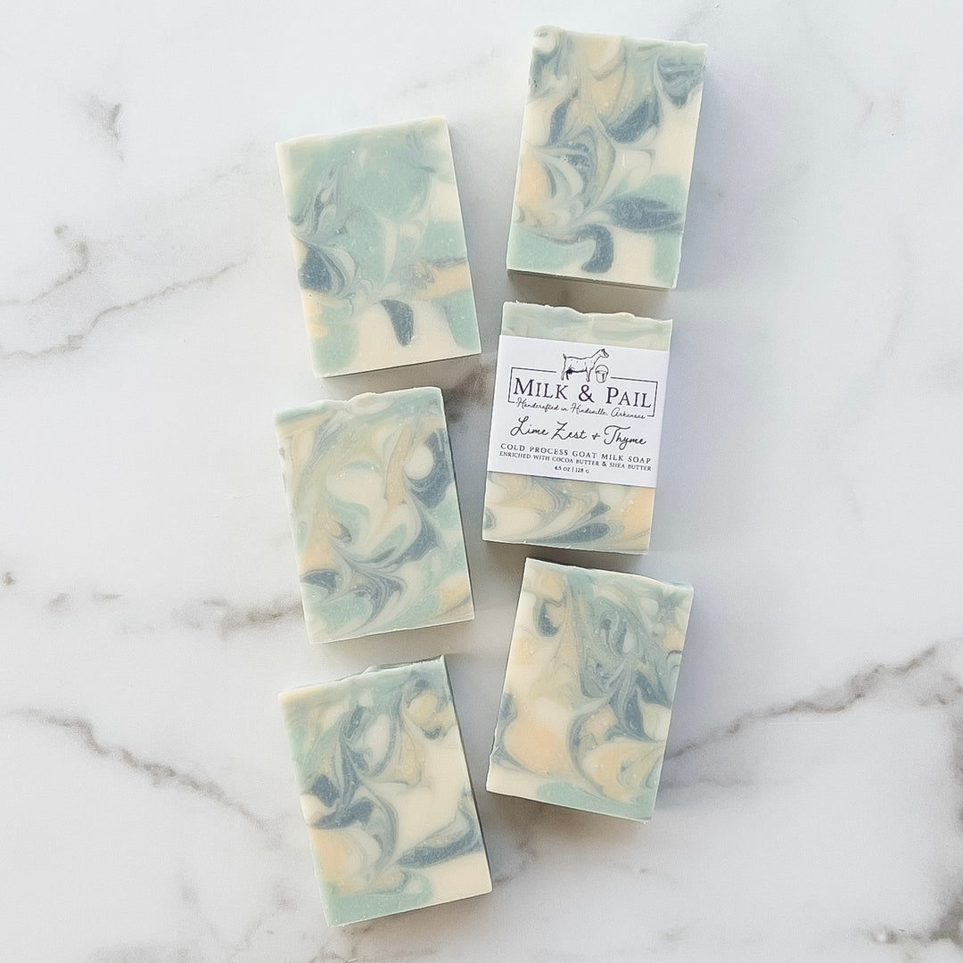 Lime Zest and Thyme Goat Milk Soap