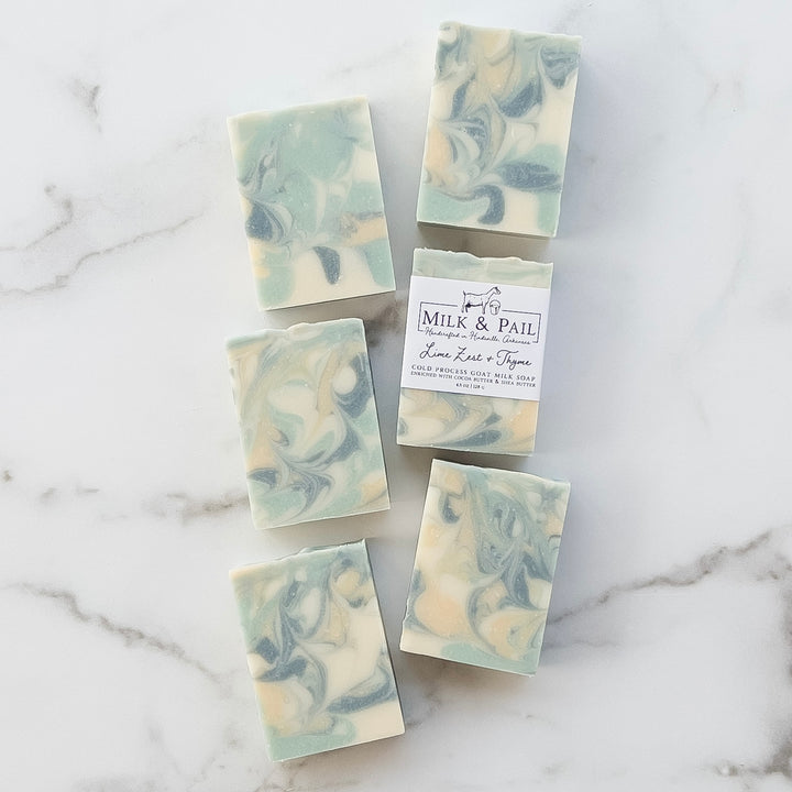 Lime Zest and Thyme Goat Milk Soap