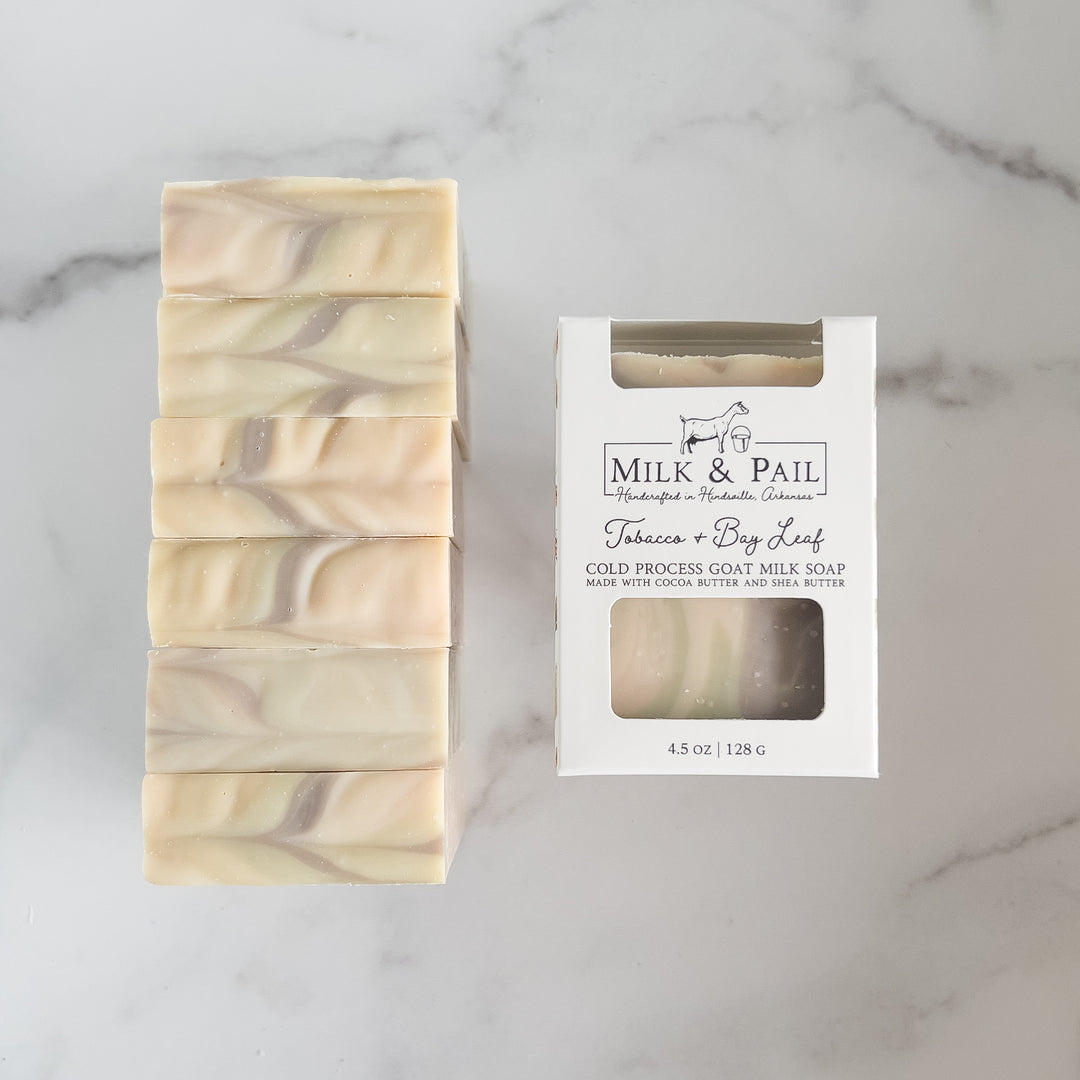 Tobacco &amp; Bay Leaf Goat Milk Soap