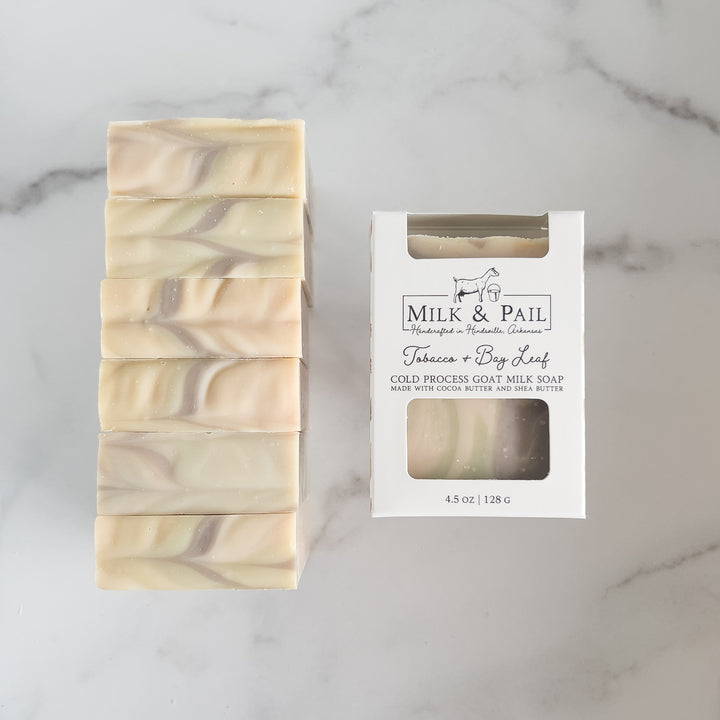 Tobacco &amp; Bay Leaf Goat Milk Soap