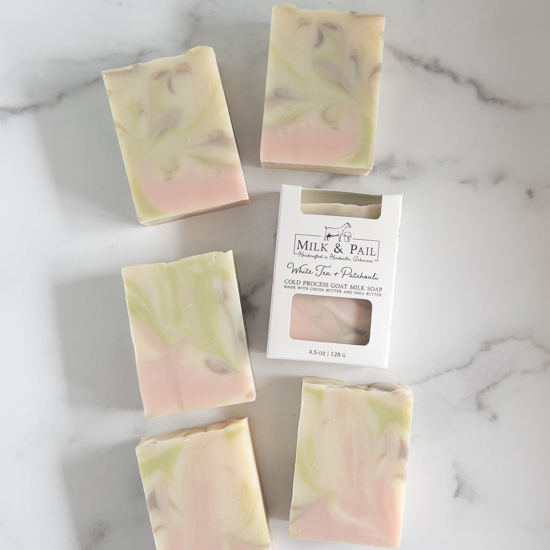White Tea &amp; Patchouli Goat Milk Soap