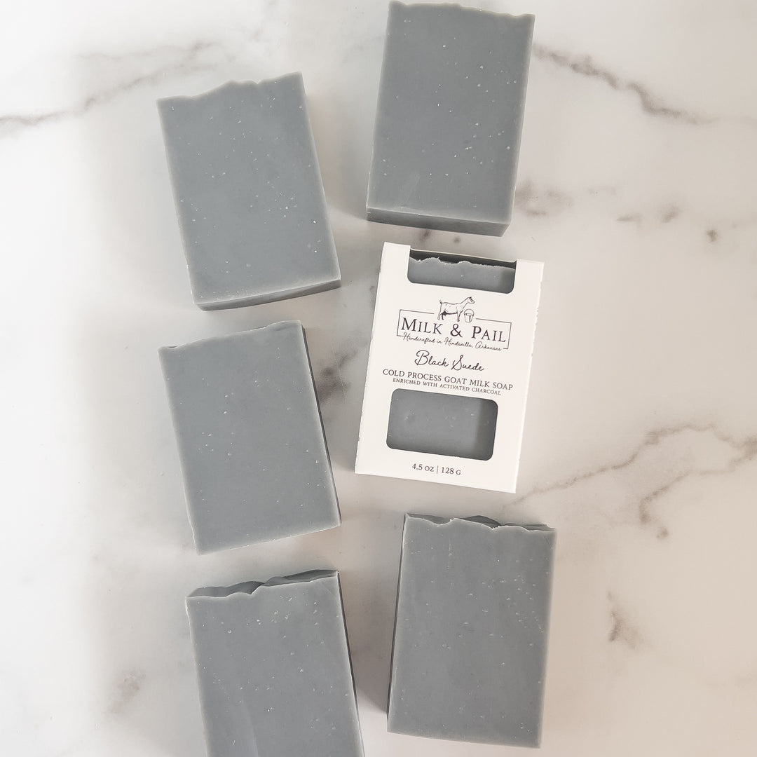 Black Suede Goat Milk Soap