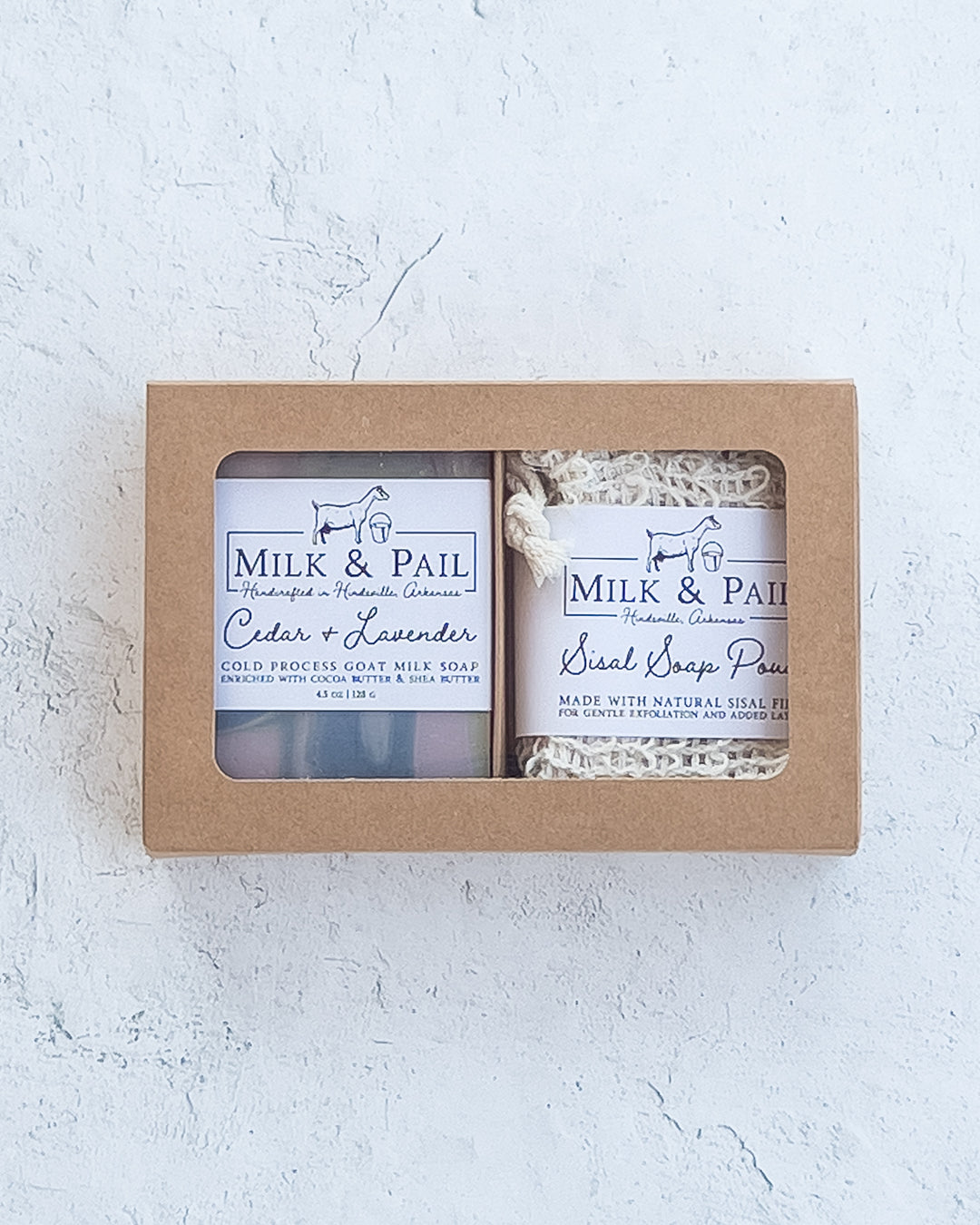 Goat Milk Soap Gift Set with Soap Pouch