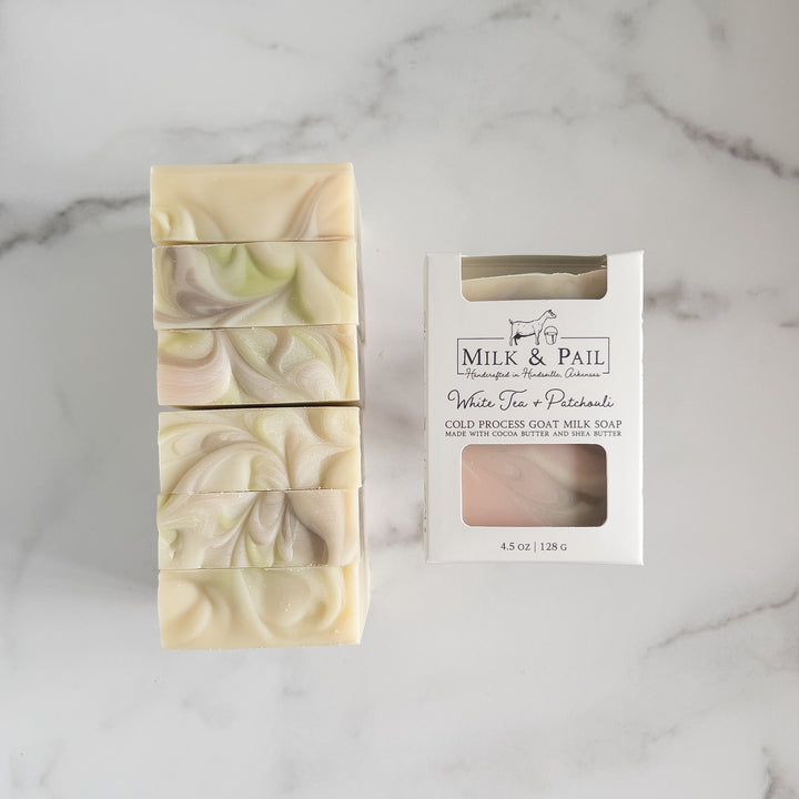 White Tea &amp; Patchouli Goat Milk Soap