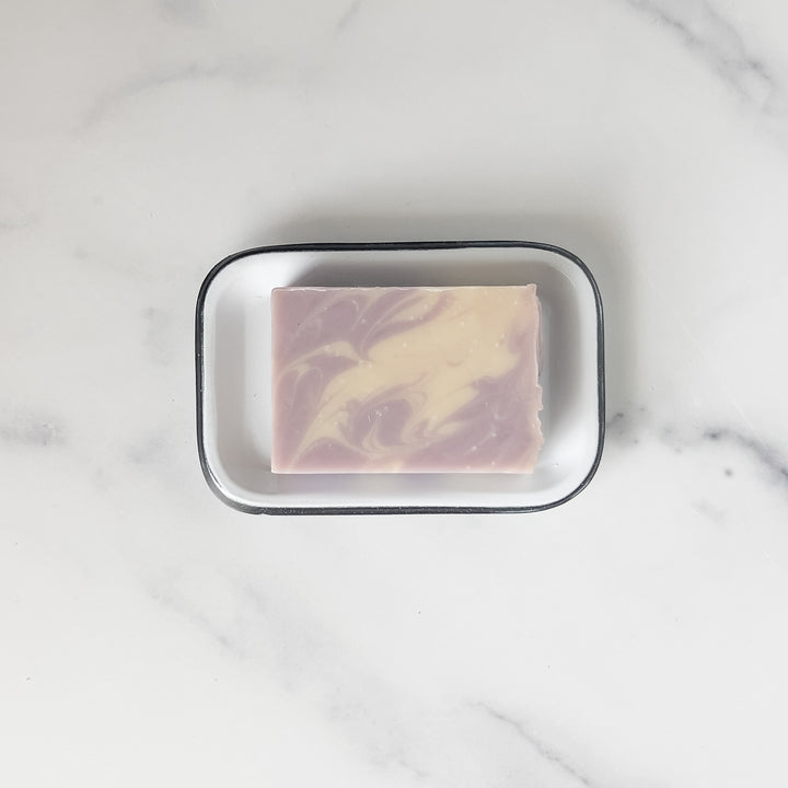White Enamel Soap Dish