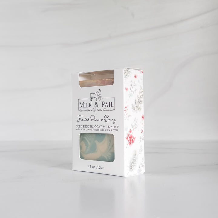 Frosted Pine &amp; Berry Goat Milk Soap