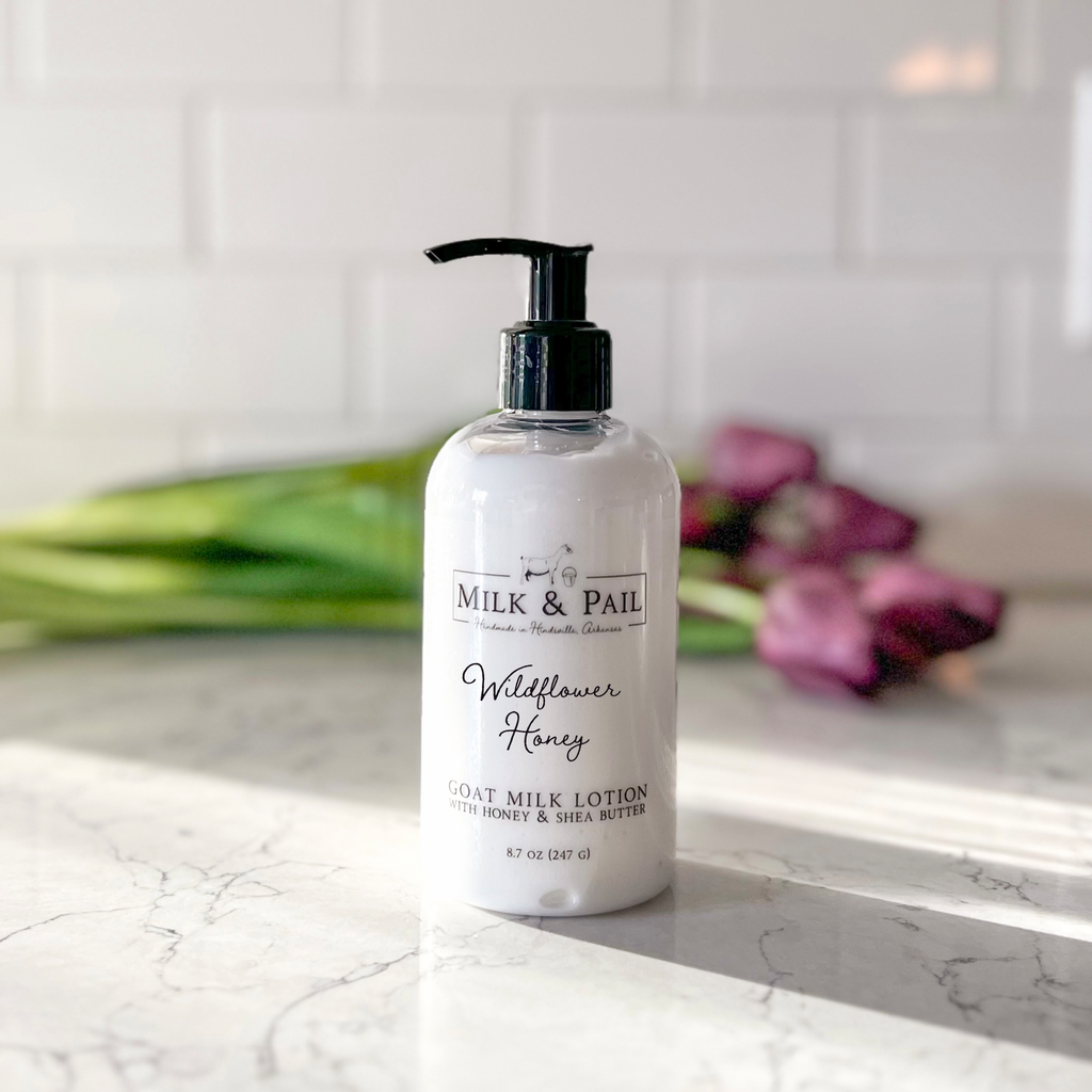 Wildflower Honey Goat Milk Lotion – Milk & Pail