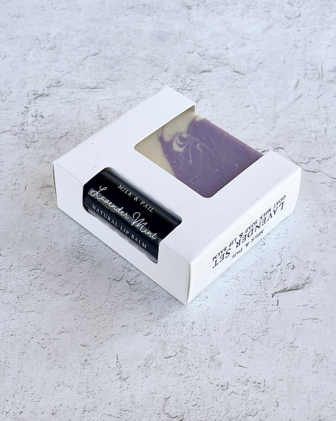 Lavender Set - Goat Milk Soap + Lip Balm