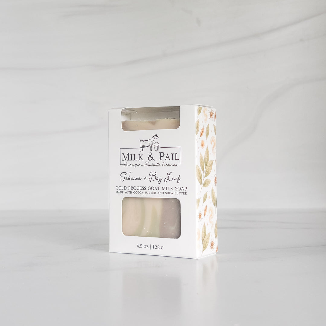 Tobacco &amp; Bay Leaf Goat Milk Soap