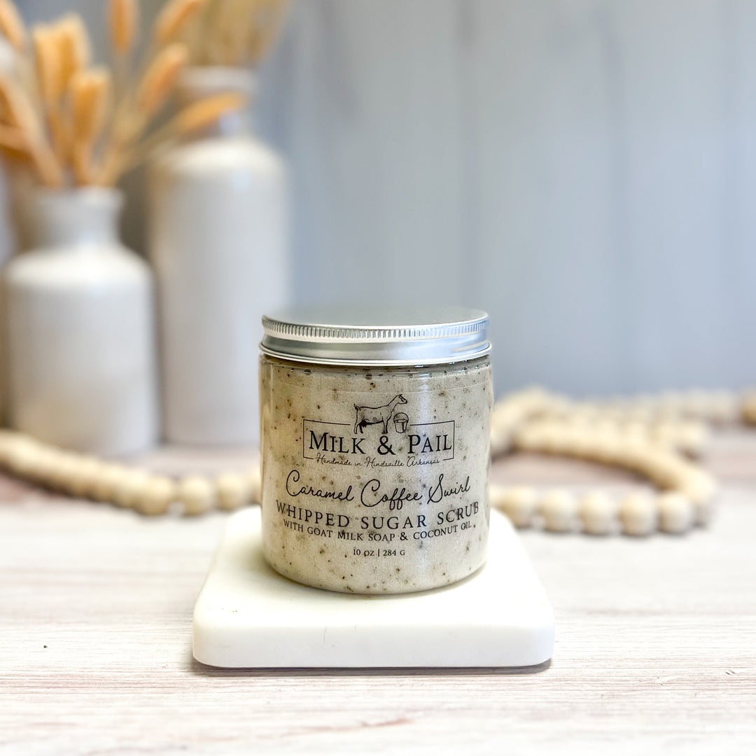 Caramel Coffee Swirl Whipped Sugar Scrub