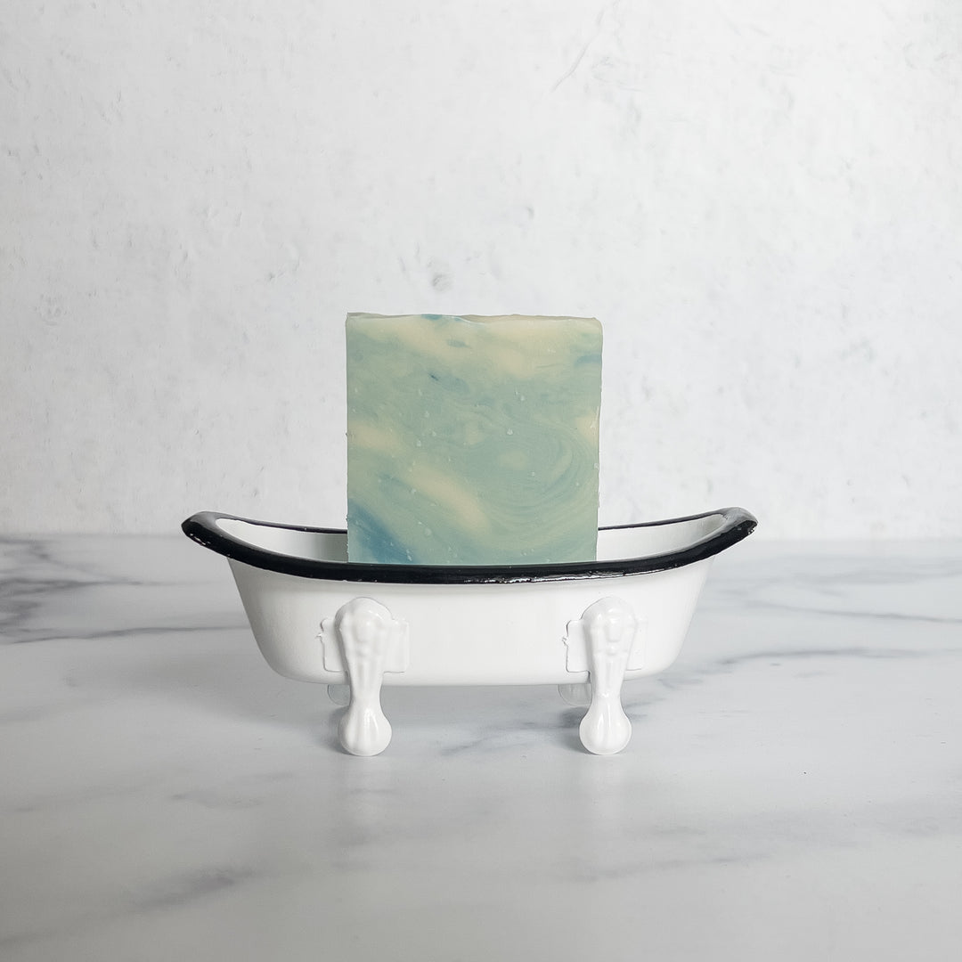 White Bathtub Soap Dish