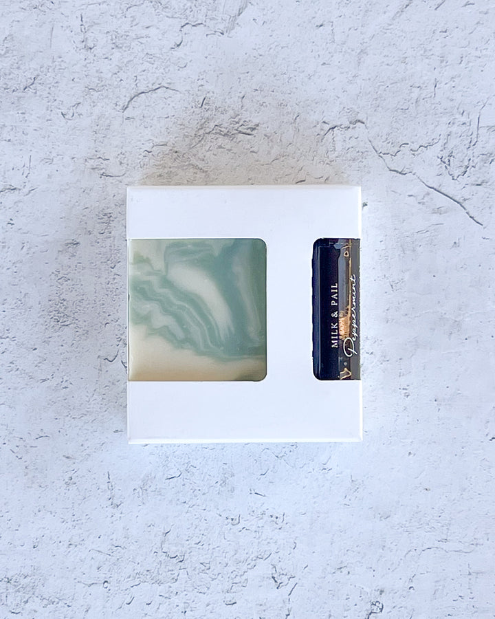 Fresh Mint Gift Set - Goat Milk Soap + Lip Balm