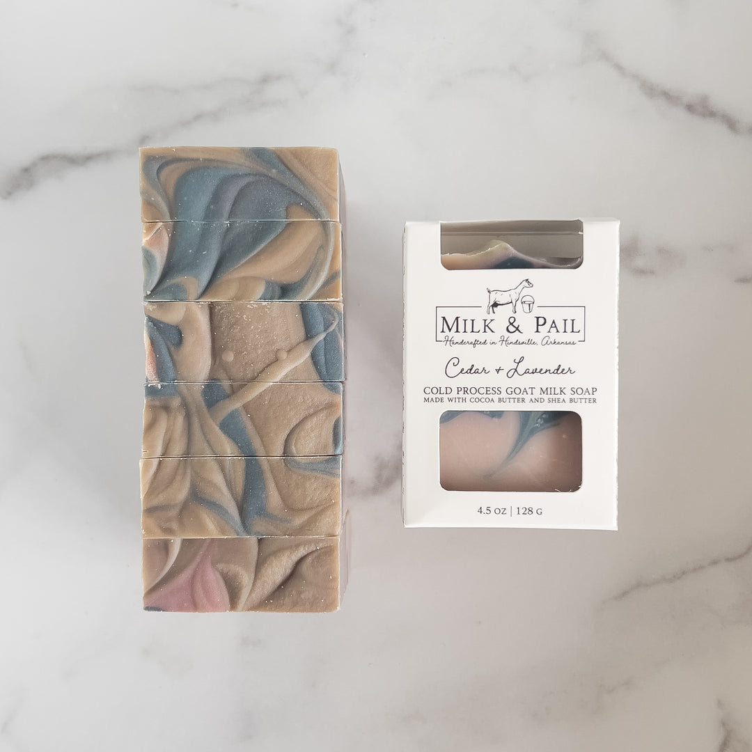 Cedar &amp; Lavender Goat Milk Soap