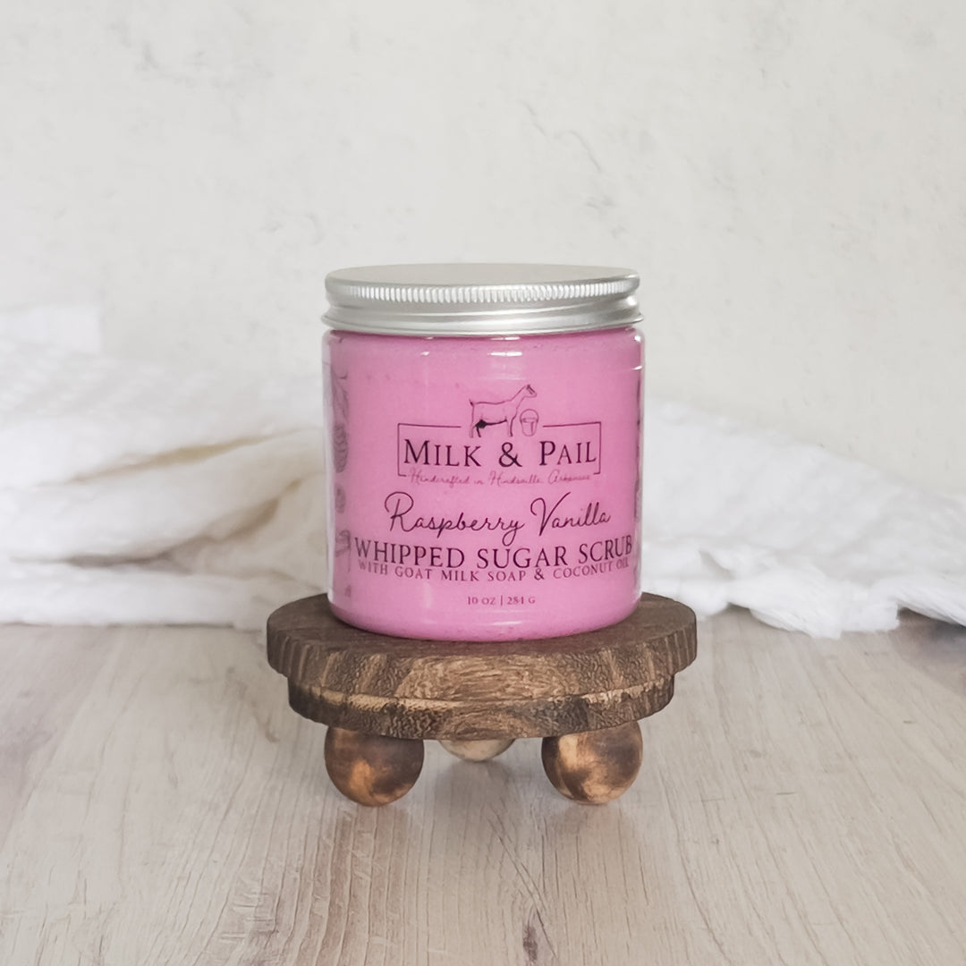 Raspberry Vanilla Whipped Sugar Scrub