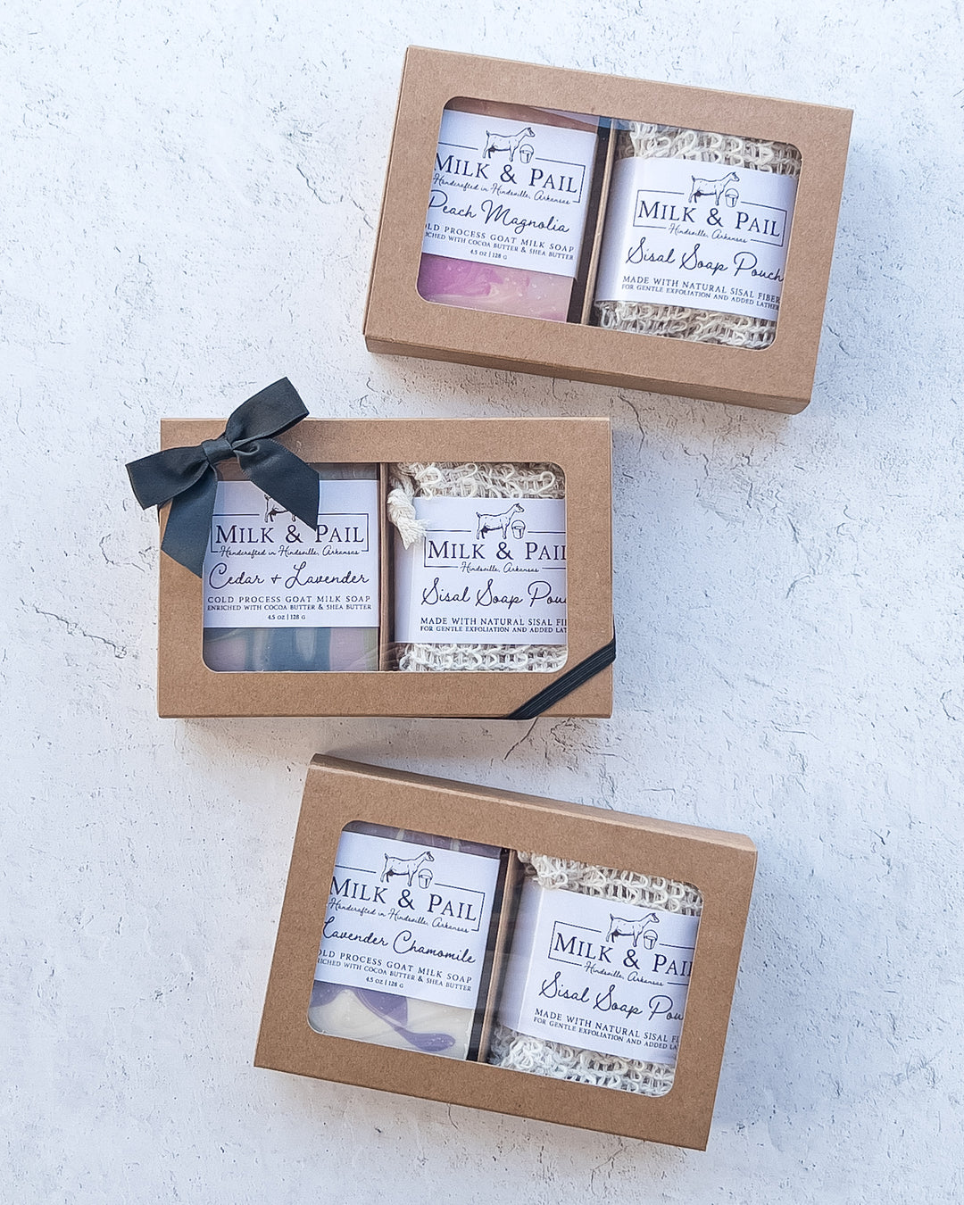Goat Milk Soap Gift Set with Soap Pouch