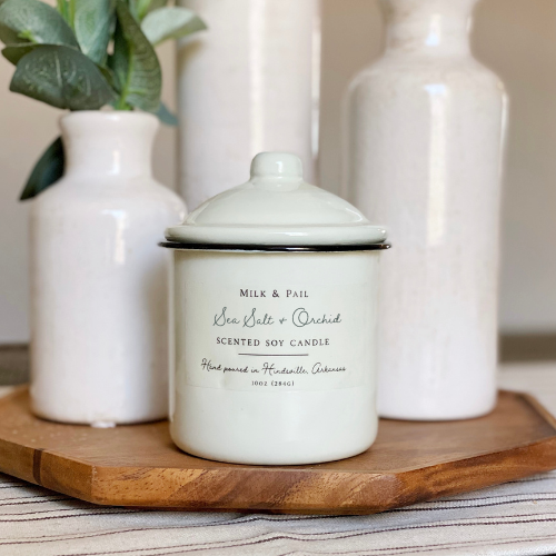 Sea Salt and Orchid Soy Candle