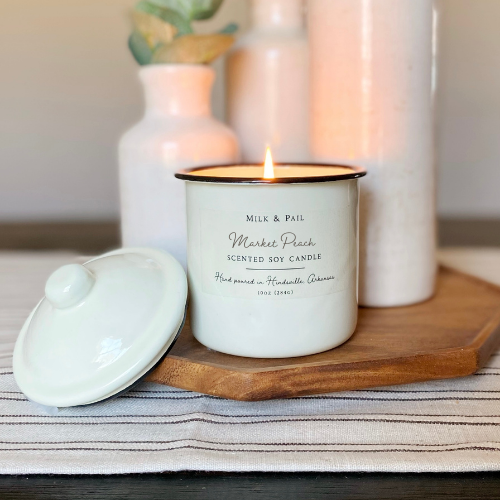 Market Peach Soy Candle
